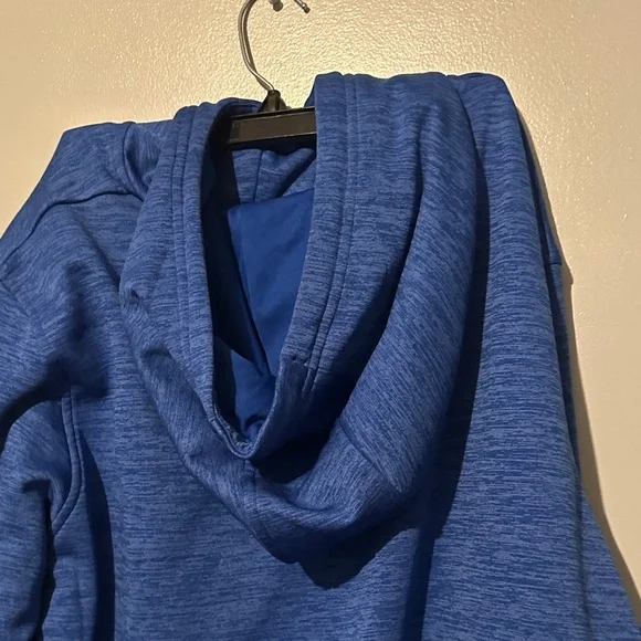 Under Armour Men's Heathered Blue Hoodie XXL - Picture 3 of 4
